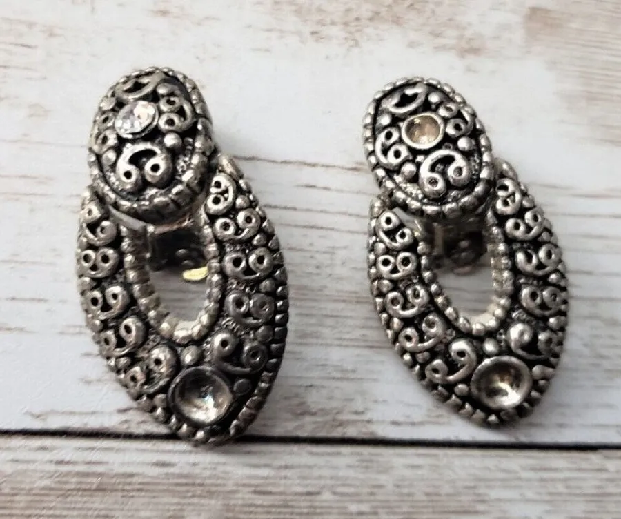 Vintage Clip On Earrings