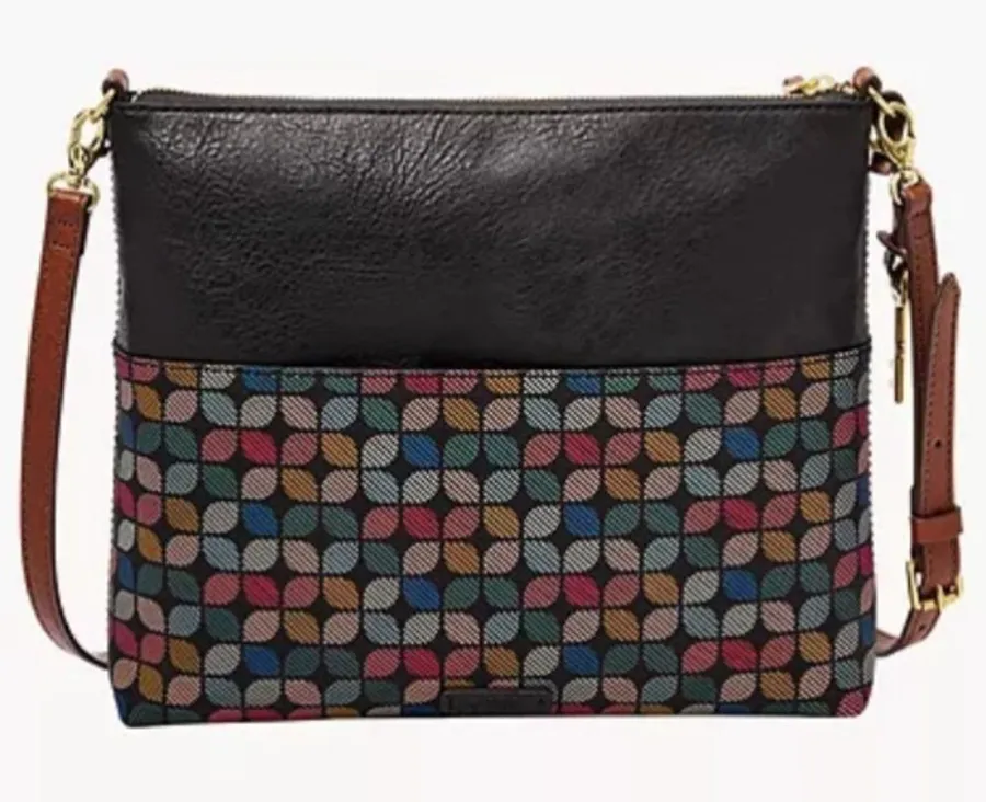 Fossil Fiona large crossbody bag multicolored