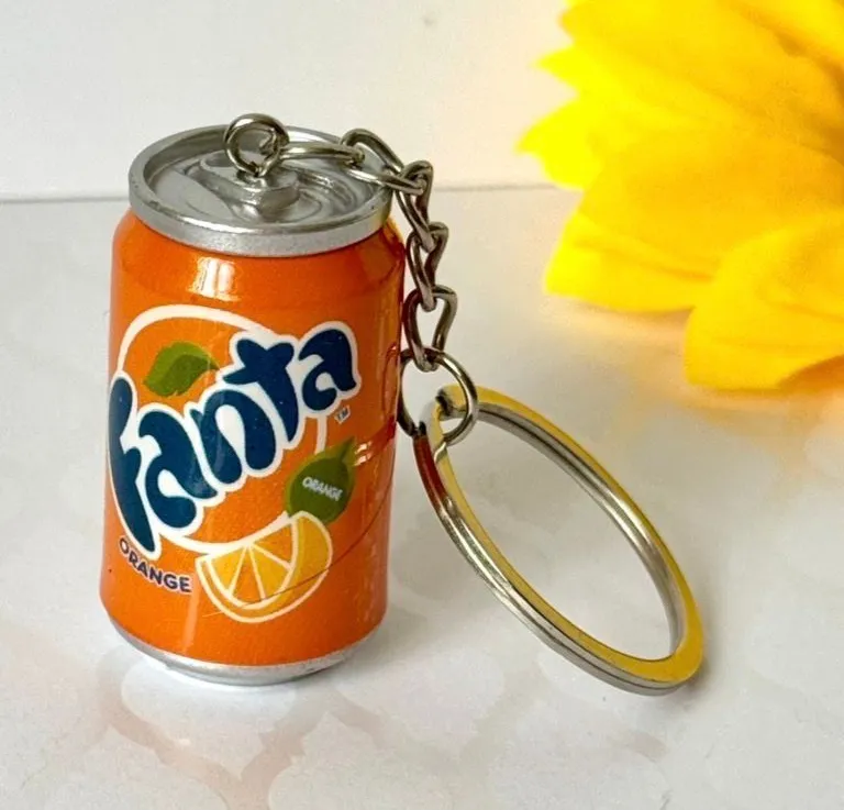 Fanta Pillbox/Keychain Orange