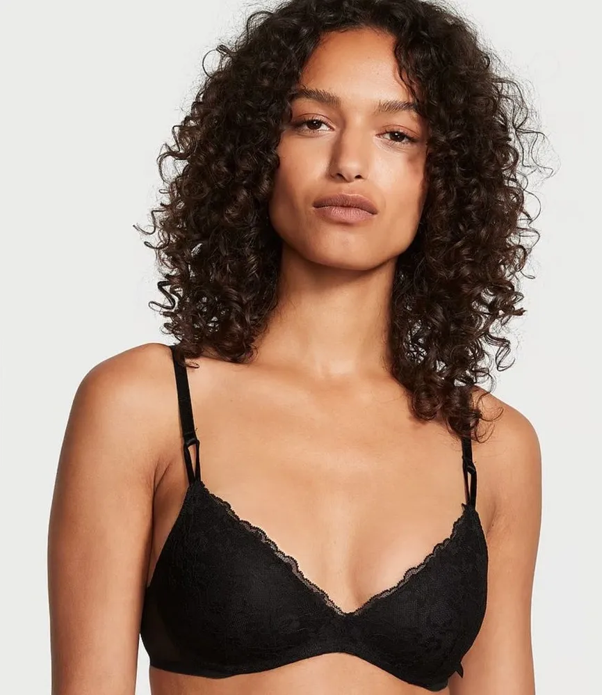 Victoria Secret Sexy Tee Posey Lace Wireless Push Up Bra