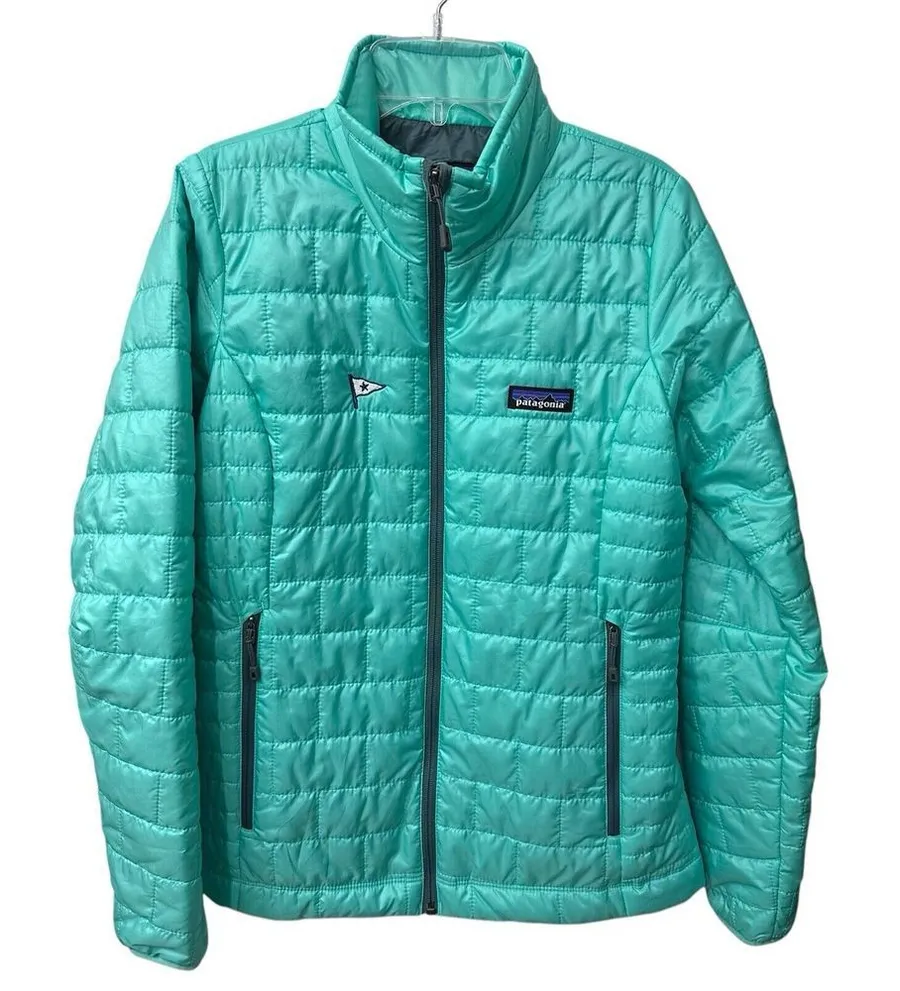 Patagonia Women's Nano Puff Jacket Full Zip Black Puffer Size XS STY84217