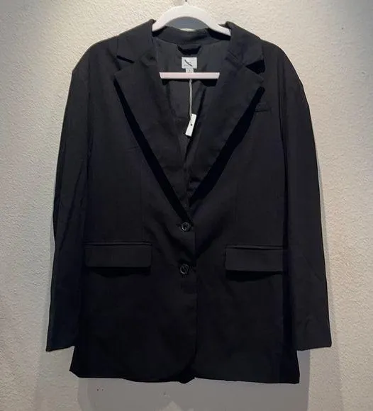 New A New Day Women’s Oversized Black Blazer Size Small