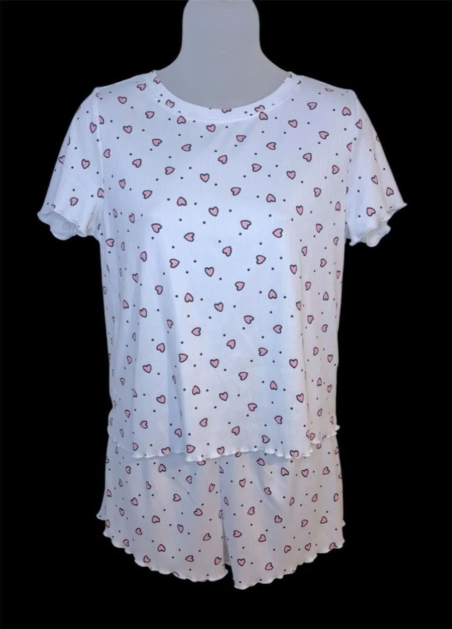 White Heart Print Two