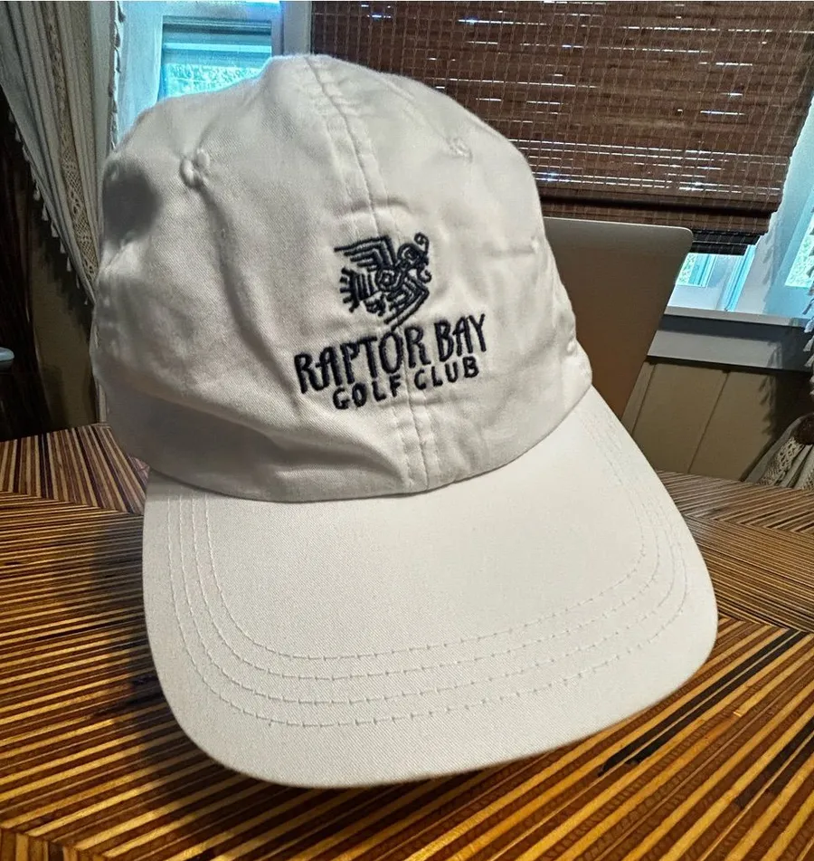 Raptor Bay Golf Club White Baseball Cap