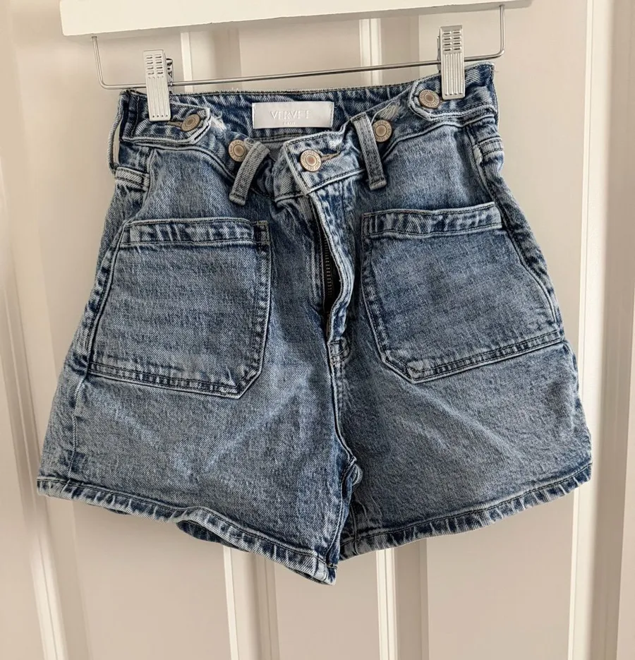 VERVET BY FLYING MONKEY Washed Blue High