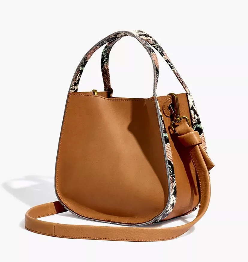 Sydney Crossbody Bag: Snake Embossed Leather Edition*NWT*