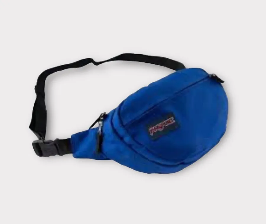 Jansport Classic Vintage Fanny Pack Bag In Cobalt Blue