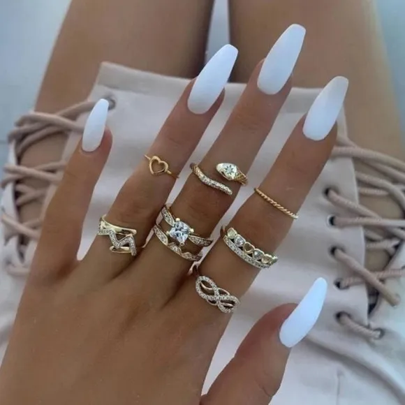 3/$30 ๐ Boho Ring Set Gold