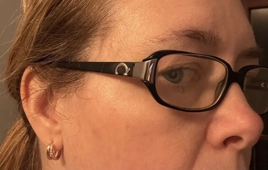 Salvatore Ferragamo FRAMES EYEGLASSES Glasses Black Silver Luxury VTG #2570 135