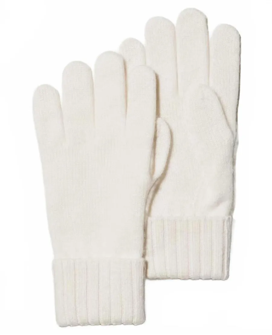 Uniqlo Cashmere Knitted Gloves NWT Off White Medium