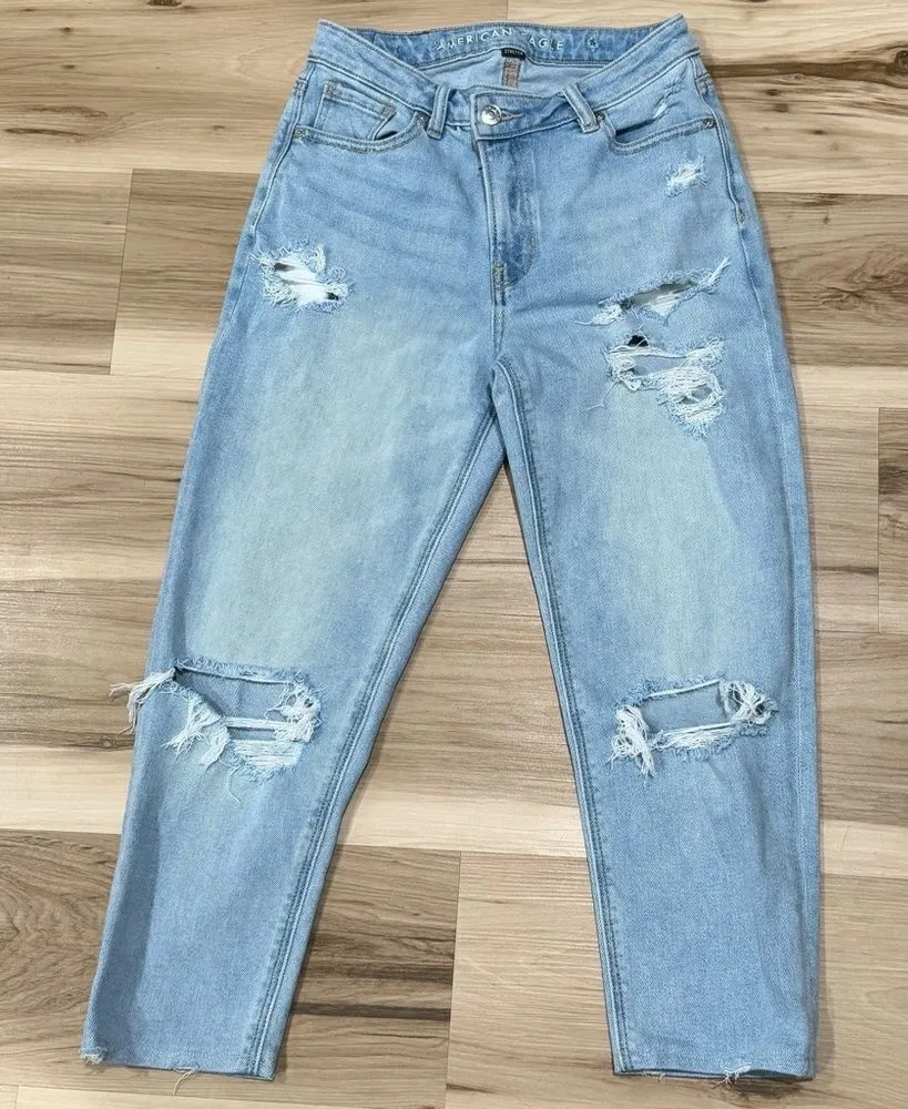 American Eagle Highest Rise Mom Jeans Women’s 0
