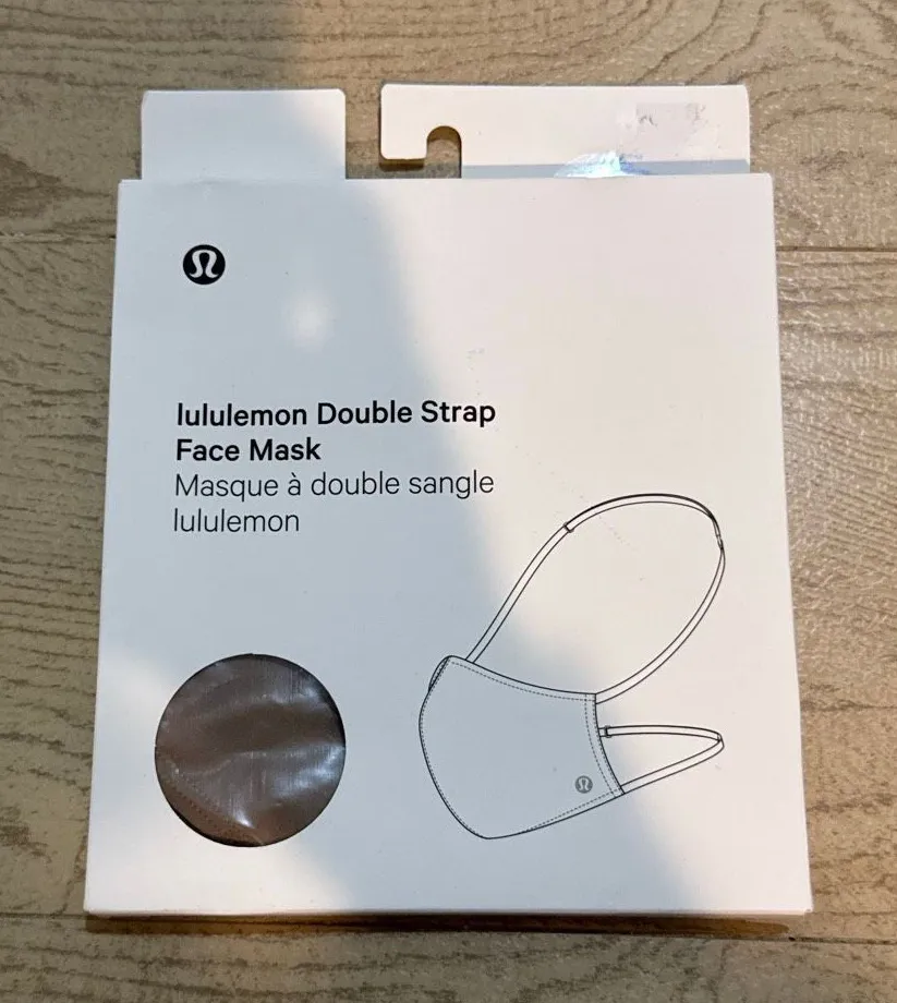 NWT Lululemon Ear Loop Face Mask brown
