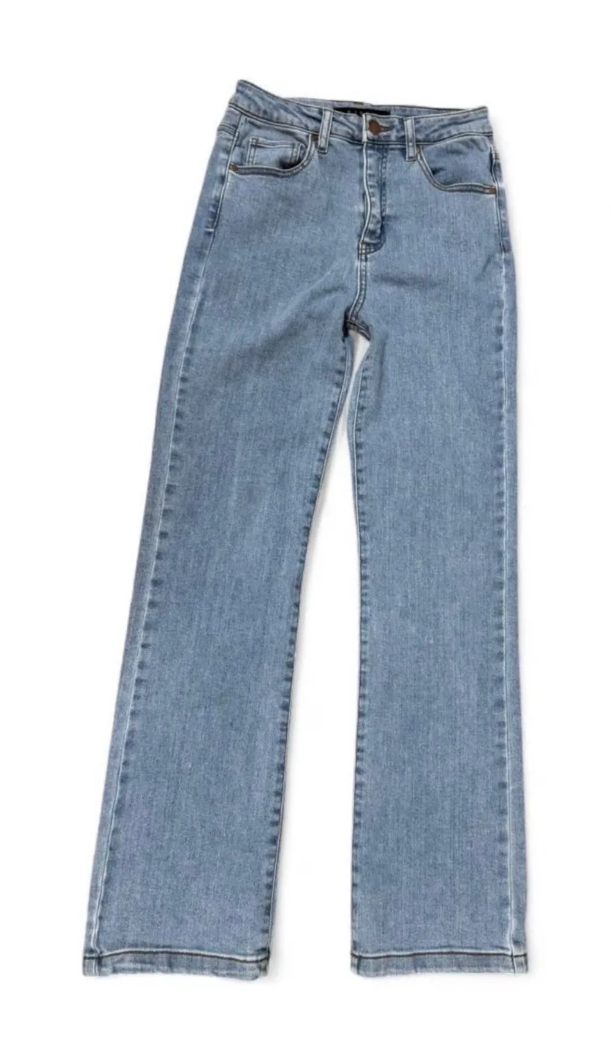 Risen Los Angeles High Rise Straight Leg Jeans Medium Wash Size 26/3 Blue