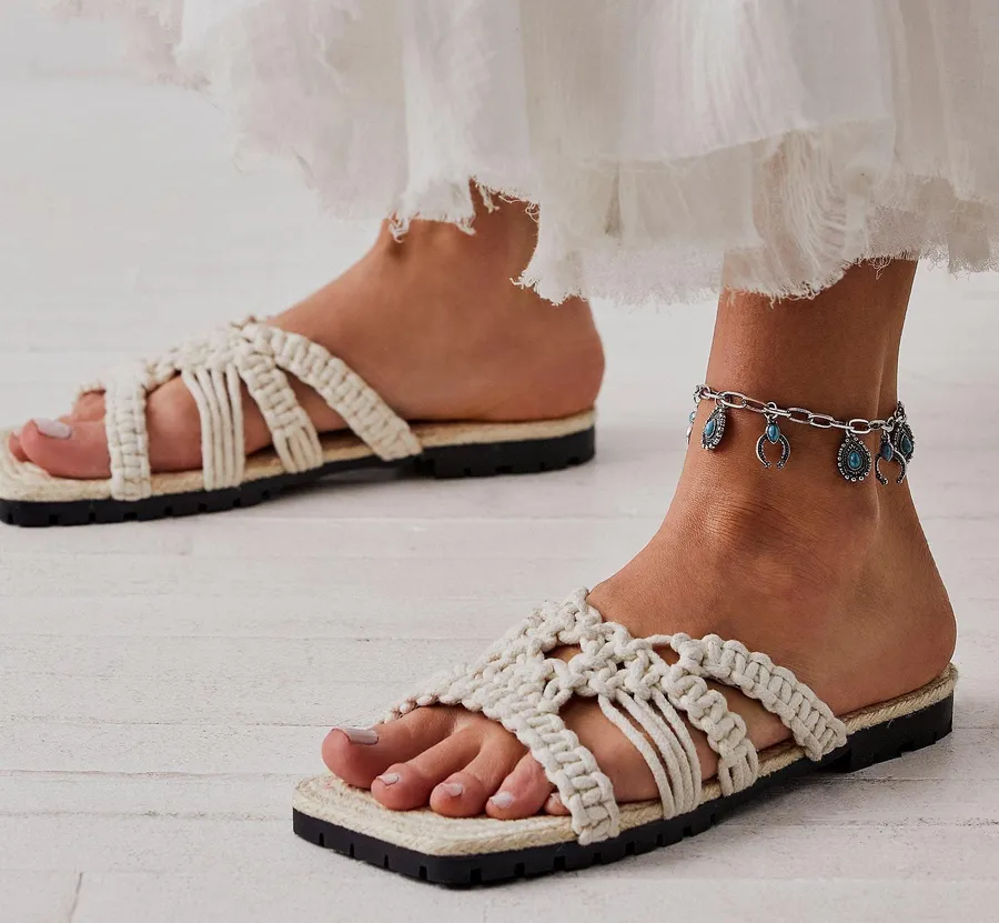 Sandri Macrame Sandals