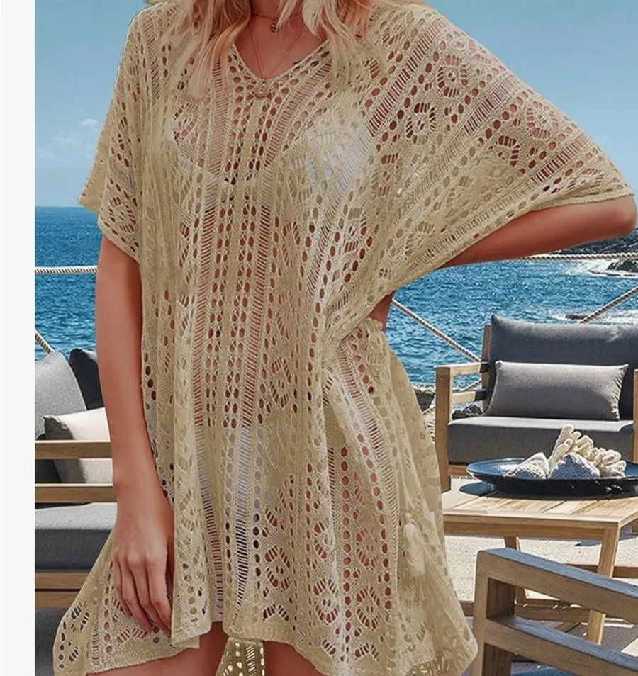 Subuteay Swimsuit Crochet Swim Cover Up Size undefined