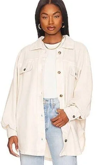 Vici Dolls Ruby Shacket- Champagne Dreams
