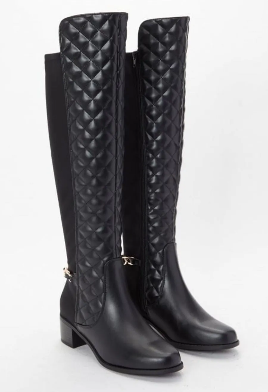 Argo Quilted Riding Boot Size 7