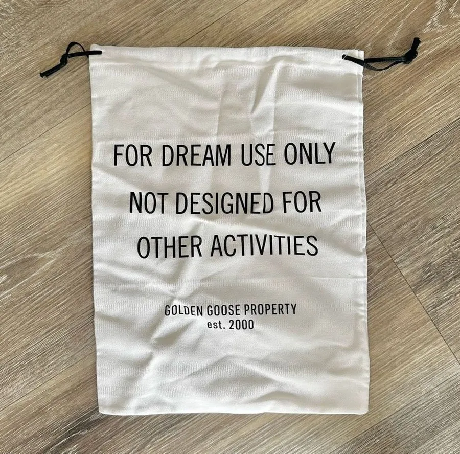 Golden Goose drawstring dust bag