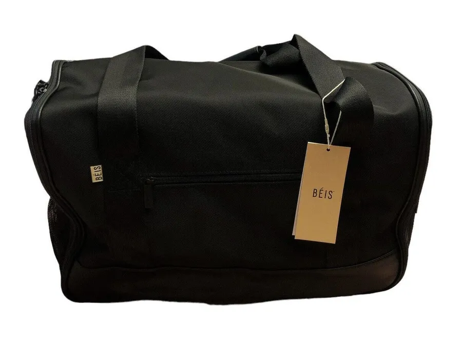 Beis Hanging Travel Duffle Bag Color Black New with tag
