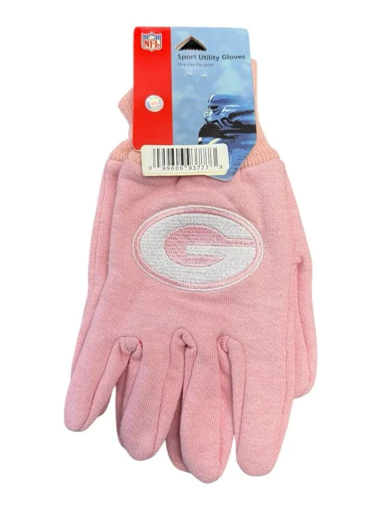 NFL Green Bay Packers Pink Sport Utility Gloves – NWT 2003 Vintage