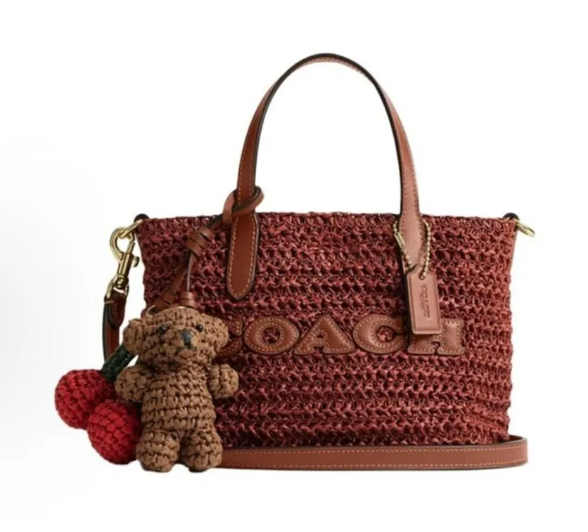 coach City Mini Tote Bag With Charms ceu30