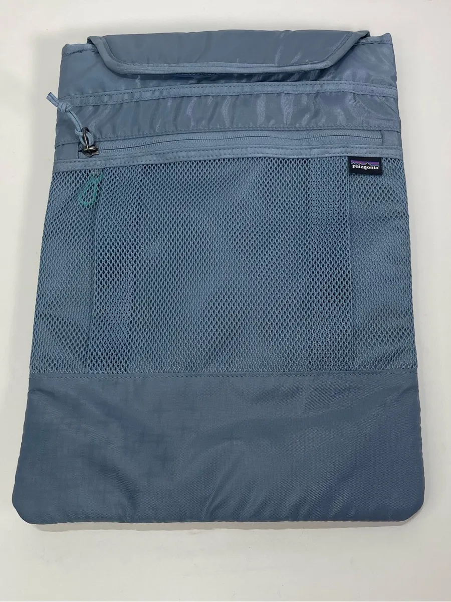 Patagonia Refugio Padded Laptop Tablet Sleeve 15" x11" Teal W/ Mesh School