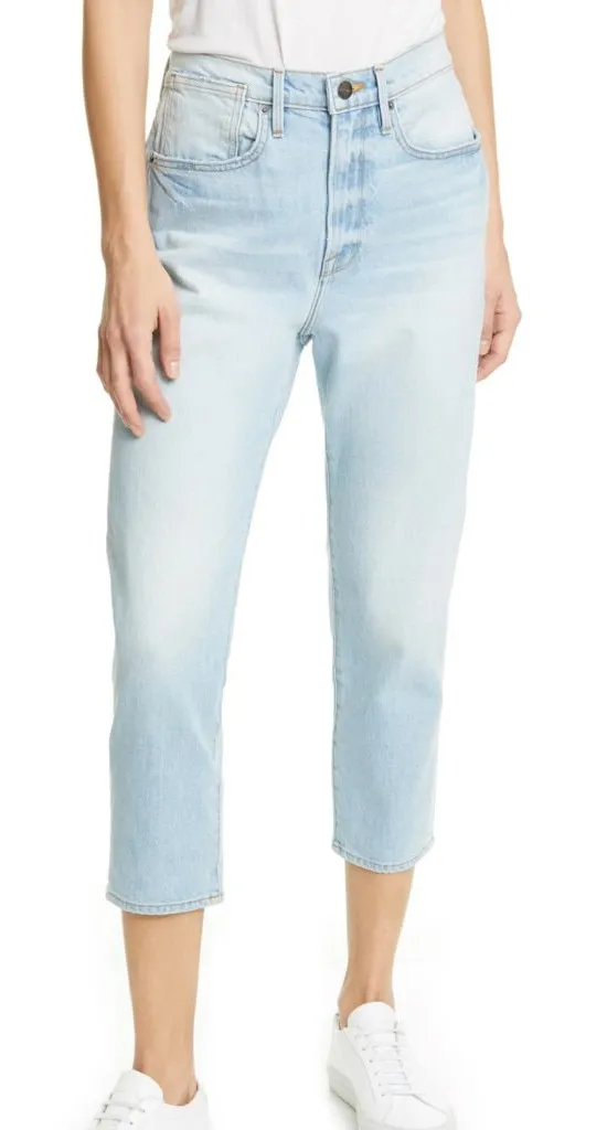 FRAME Le Stevie High Rise Crop Jeans size 24