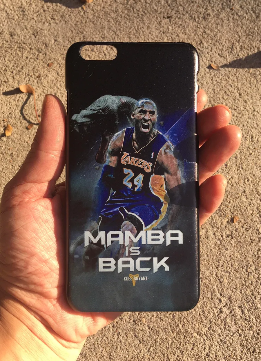 iPhone 6s Plus /6 Plus NBA Legend Superstar Lakers Kobe Bryant Hard Case
