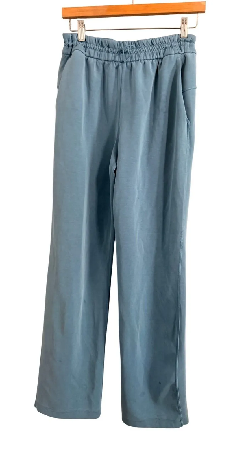 Lululemon Softstreme High-Rise Straight-Leg Pant Womens 6 Utility Blue Lounge