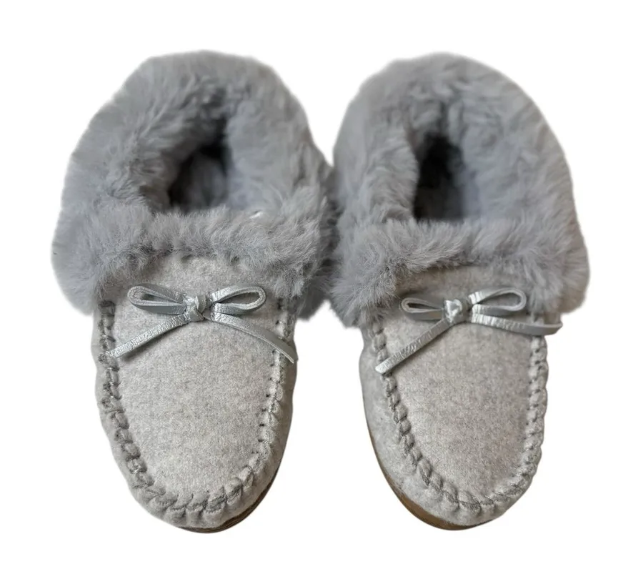 J Crew Womens Gray Heathered Faux