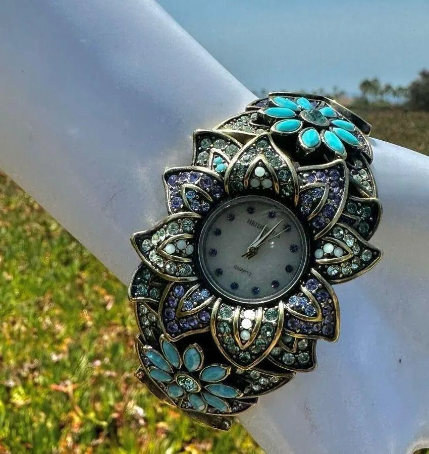 Heidi Daus "Whimsical Bouquet" Watch