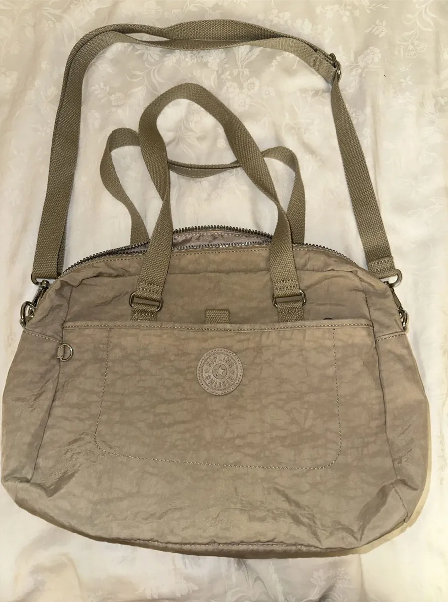 Kipling Tan Medium Tote Bag Purse