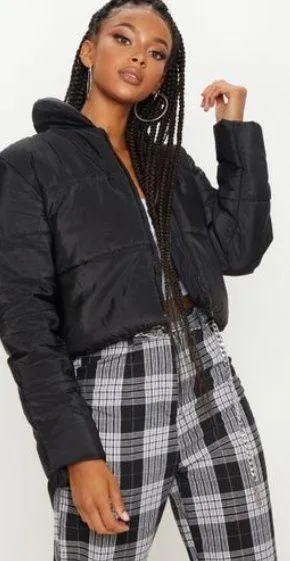 3 for $15 !! Black puffer bomber jacket