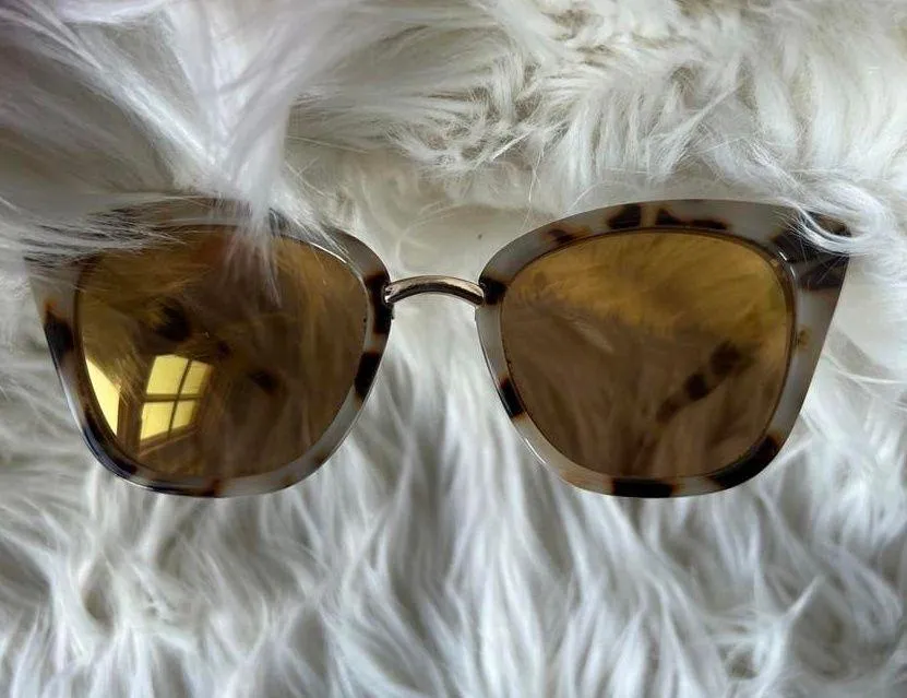 Sojos Stylish Tortoiseshell Frame Sunglasses with Brown Lenses