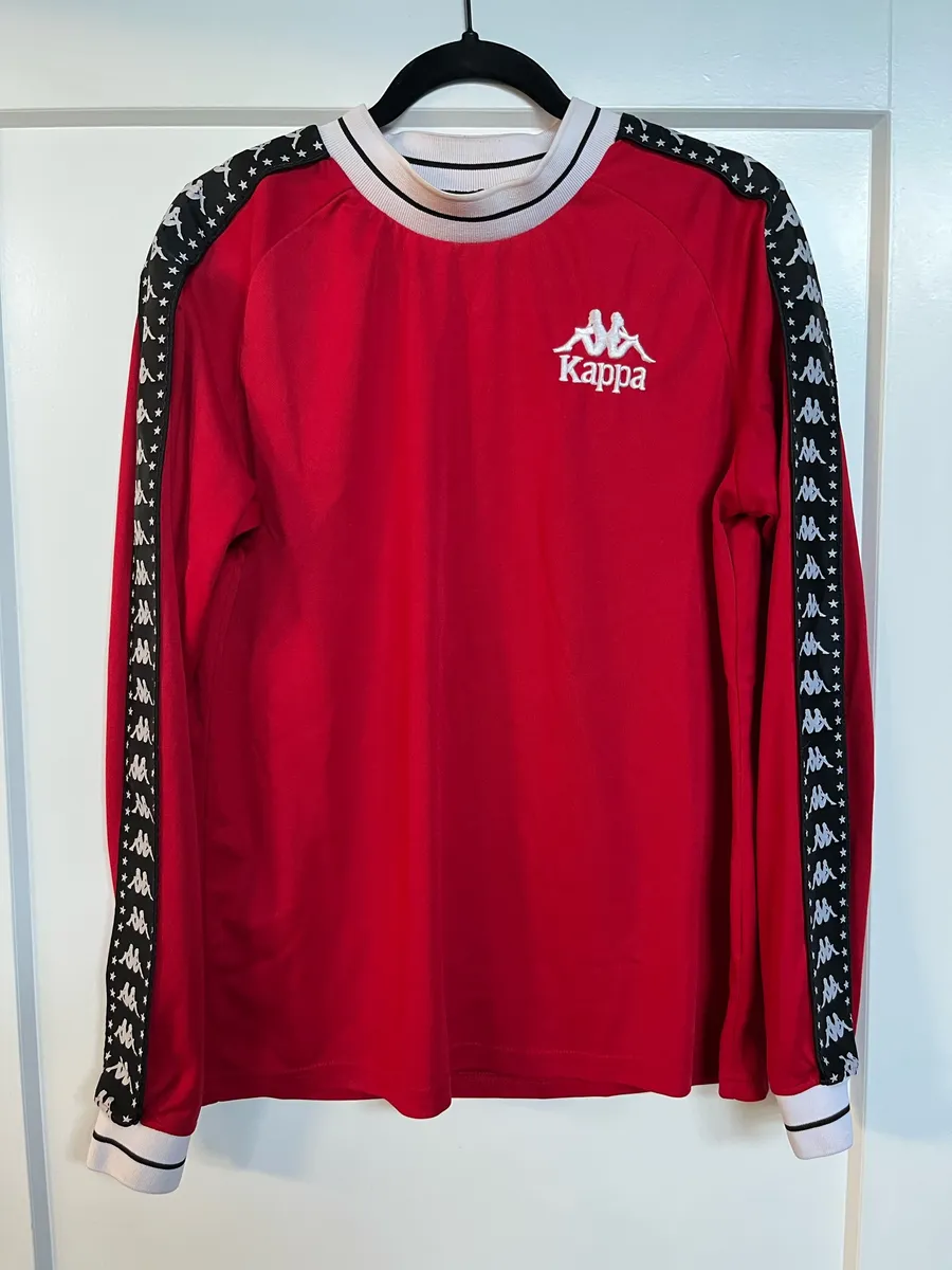 Red Kappa Long Sleeve Top