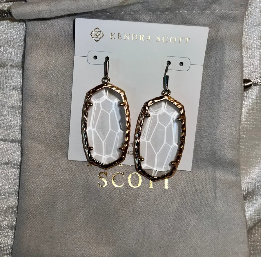 crystal clear earrings
