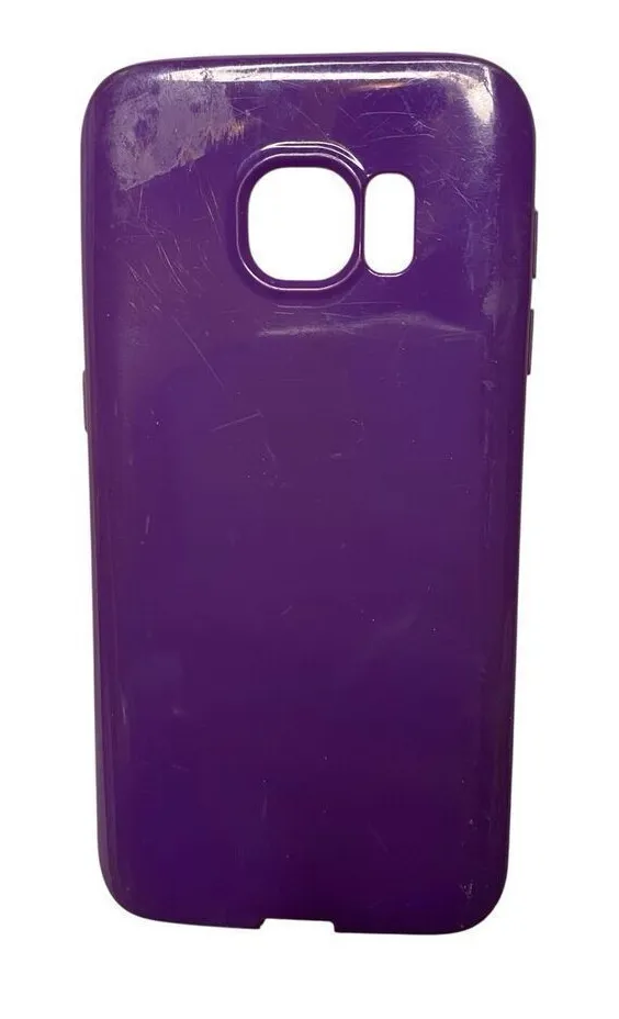 Purple Slim TPU Gel Phone Case For Samsung Galaxy J3 Orbit Emerge 2018 Silicone