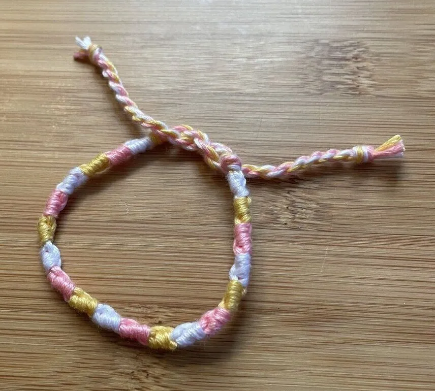 Nia Bracelet, anklet, trendy, comfortable, tie, embroidery thread, woven, gift,