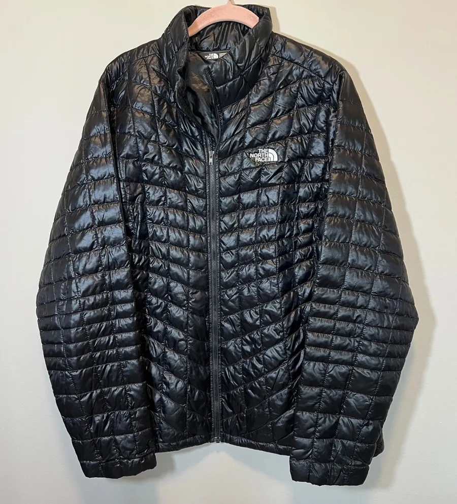 The North Face Thermoball Full Zip Quilted Jacket Black XXL Women's Packable