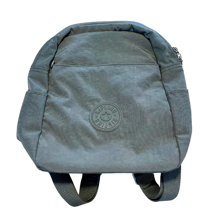 Kipling Seoul Small Backpack Women Small Blue Green Crinkle Nylon Gorpcore Bag