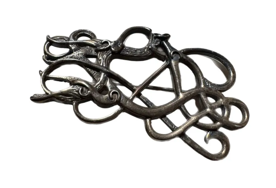 Vintage brooch Silver
