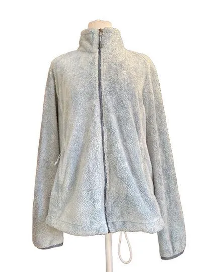 Women's The North Face Fleece Jacket Size L Light Blue Osito