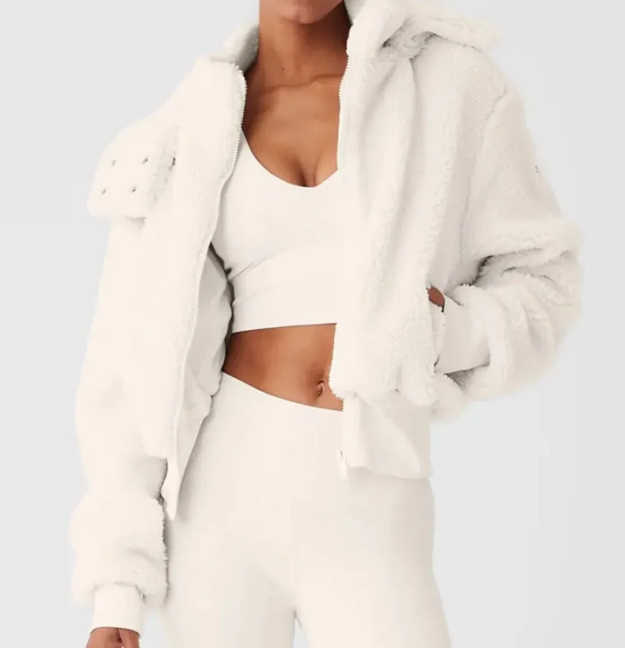 Foxy Sherpa Jacket Ivory S
