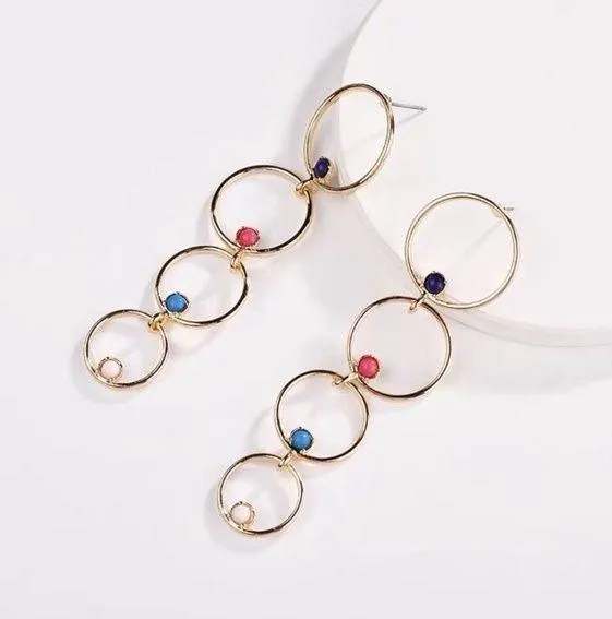Baublebar multi hoop earrings