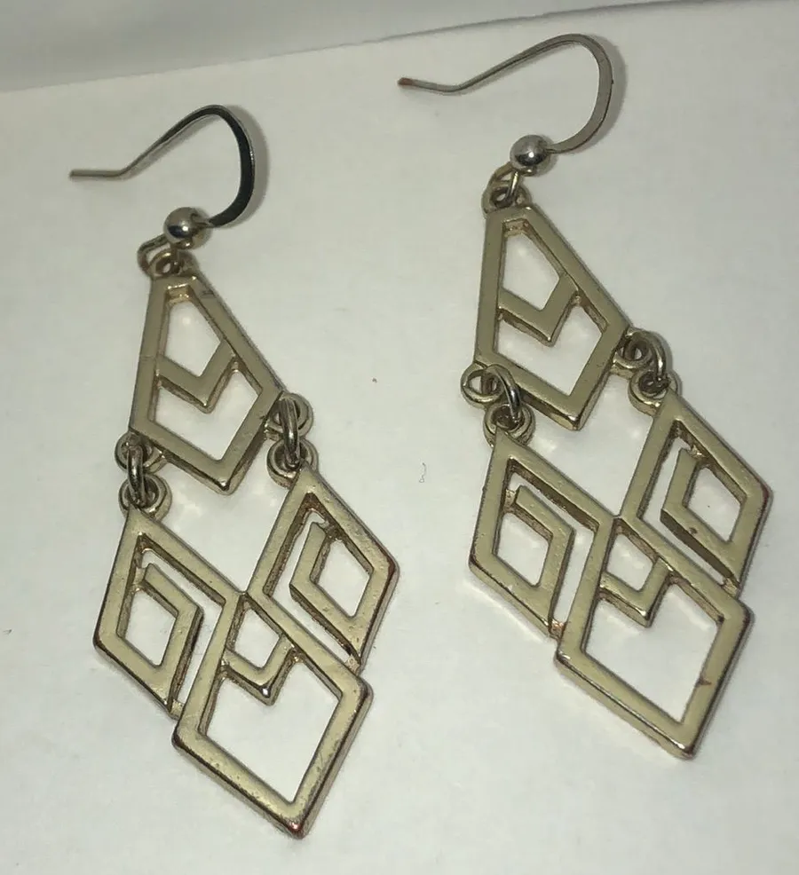 Geometric Dangle Earrings