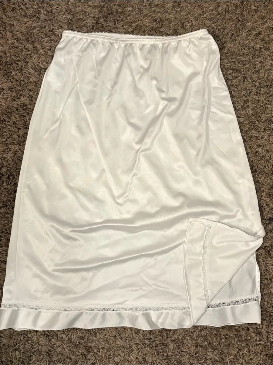 Vintage Adonna for JCPenney White Half Slip Skirt