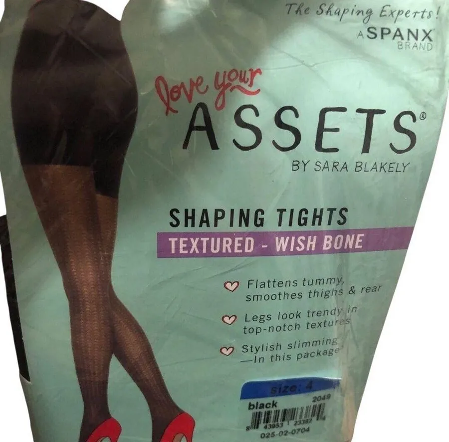 Spanx Shaping Tights Size 4 Black