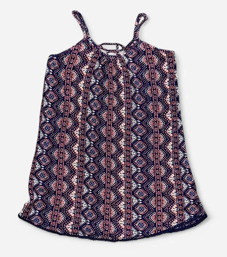 Navy and Pink Bathing Suit Cover