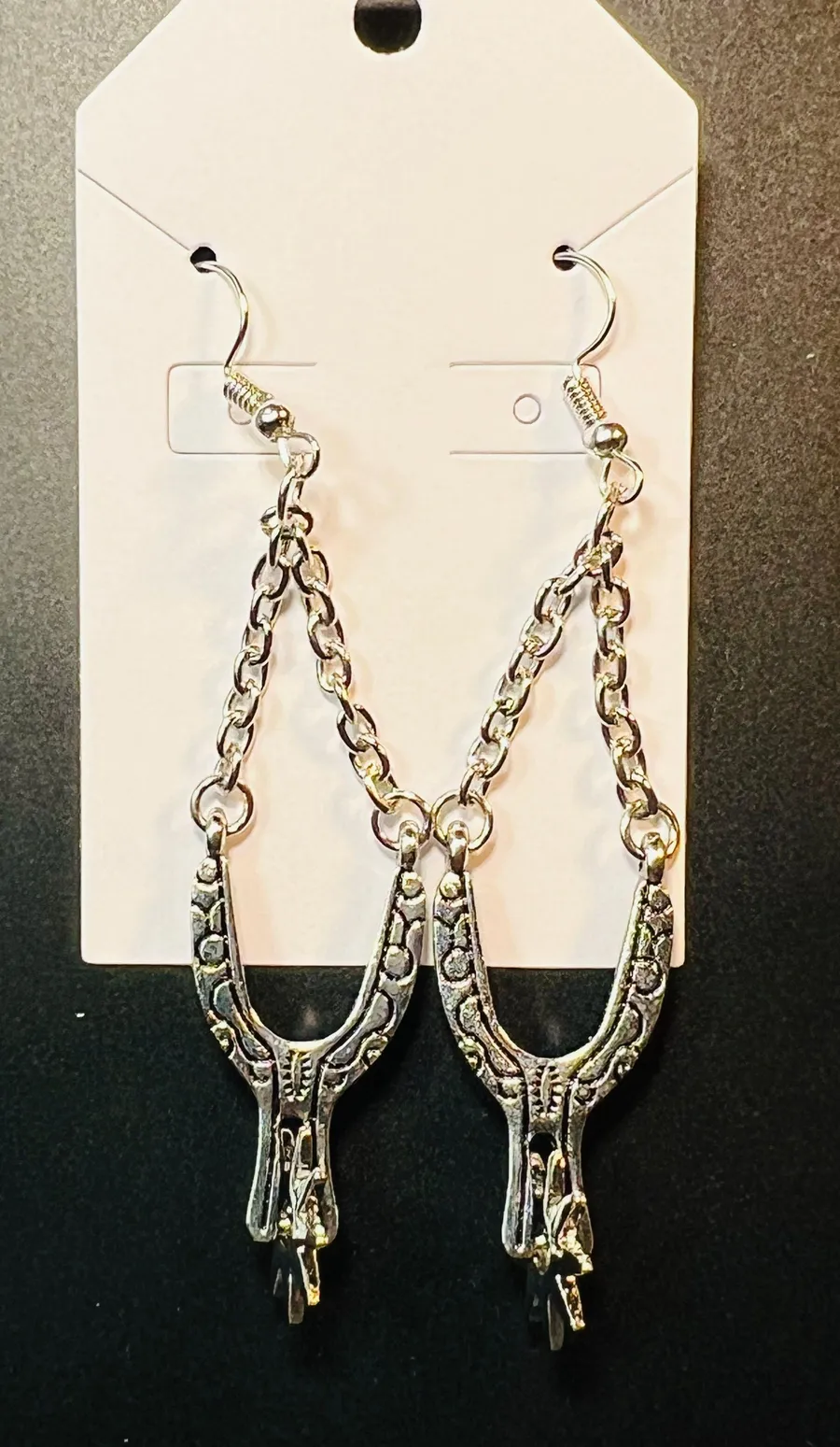 Silver Spur Earrings Western Earrings Cowgirl Earrings Boho Earrings