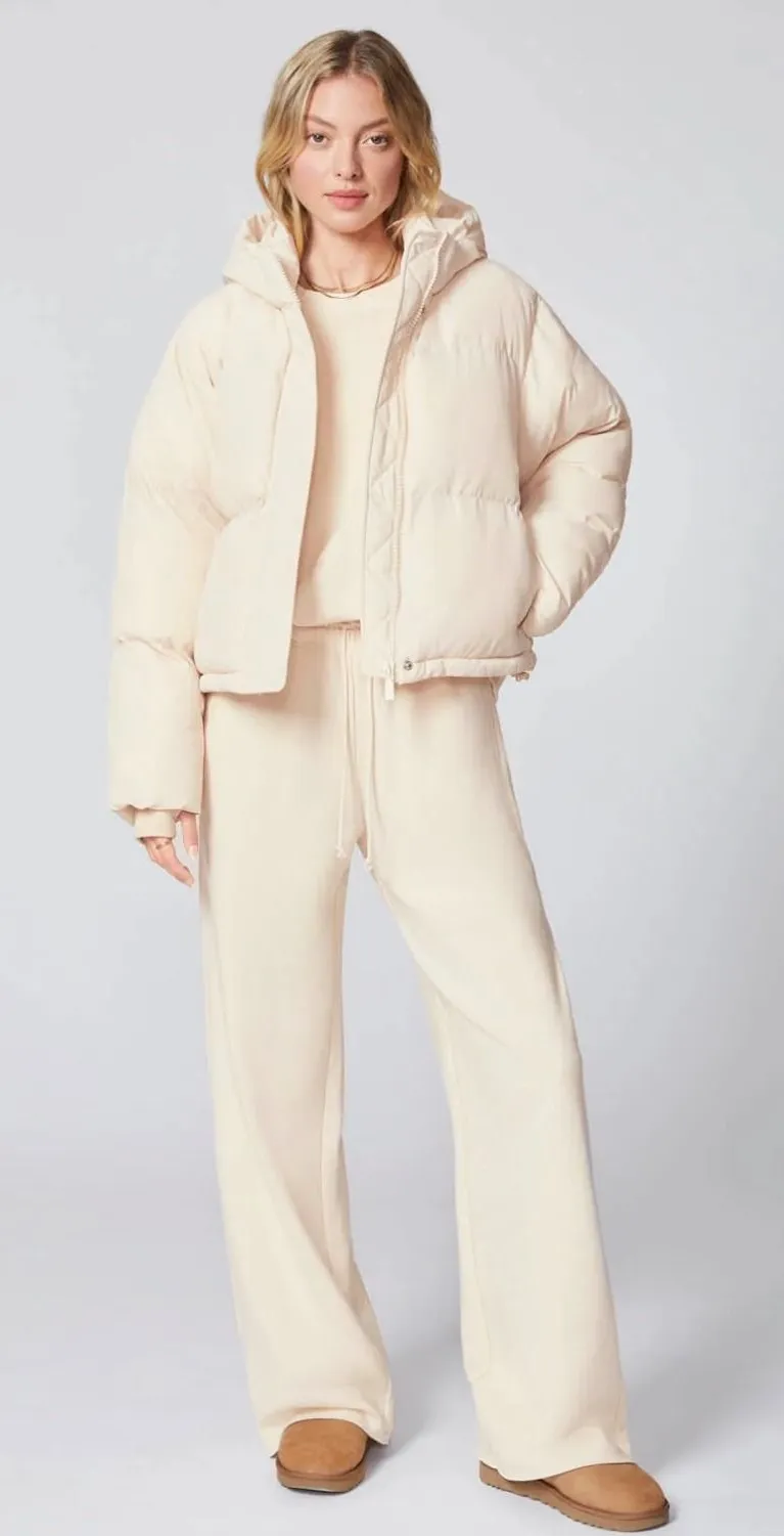 New! Florence by Mills COSMO PUFFER (ivory) Sz Large $130